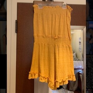 Orange romper—beach cover up —NEW without tags